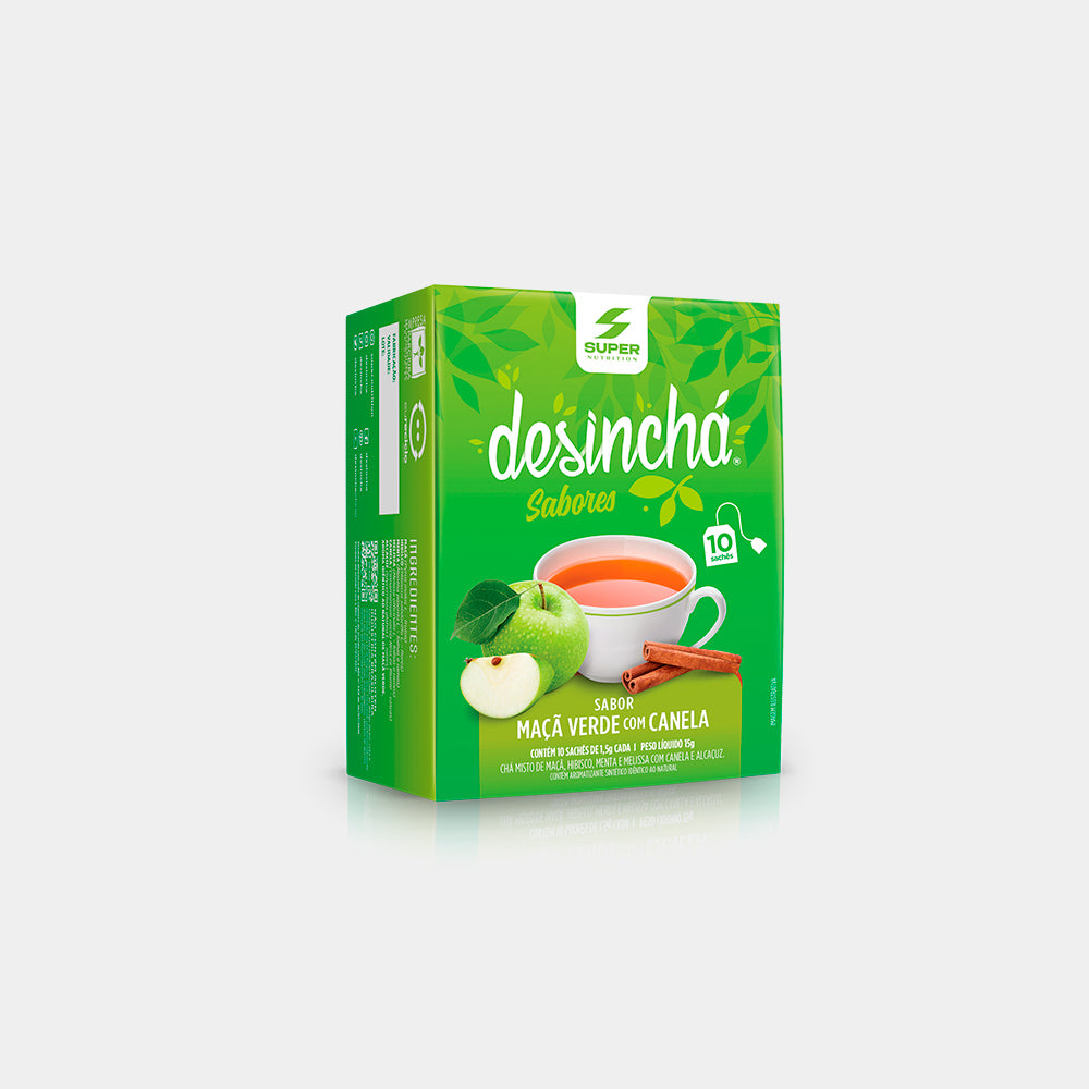 Desinchá Maçã Verde com Canela (10 sachês)