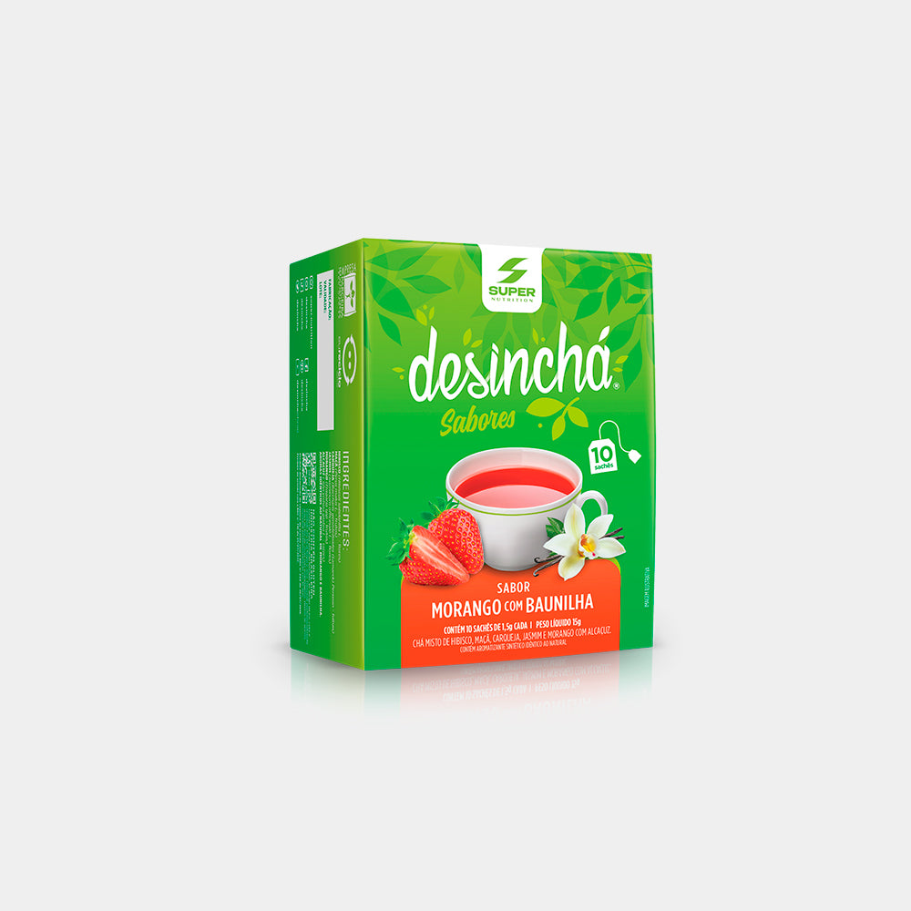 Desinchá Morango com Baunilha (10 Sachês)