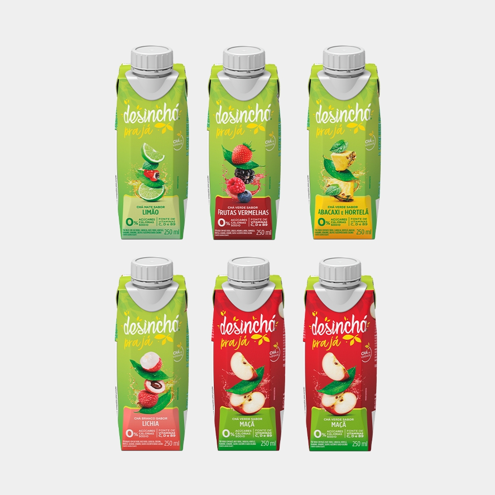 Kit Desinchá Pra Já Mini (6 unidades de 250ml)