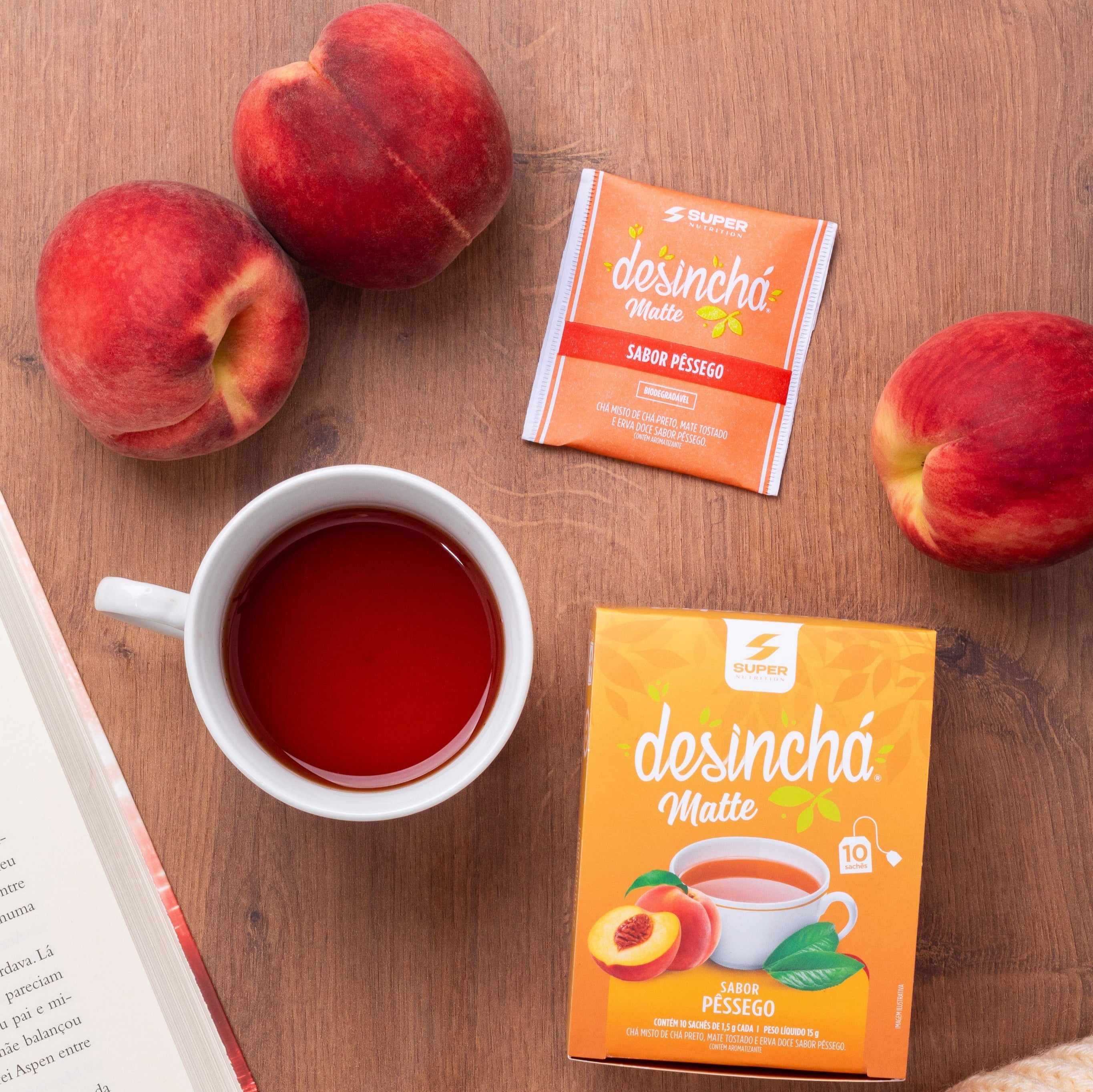 Desinchá Matte Pêssego (10 sachês)
