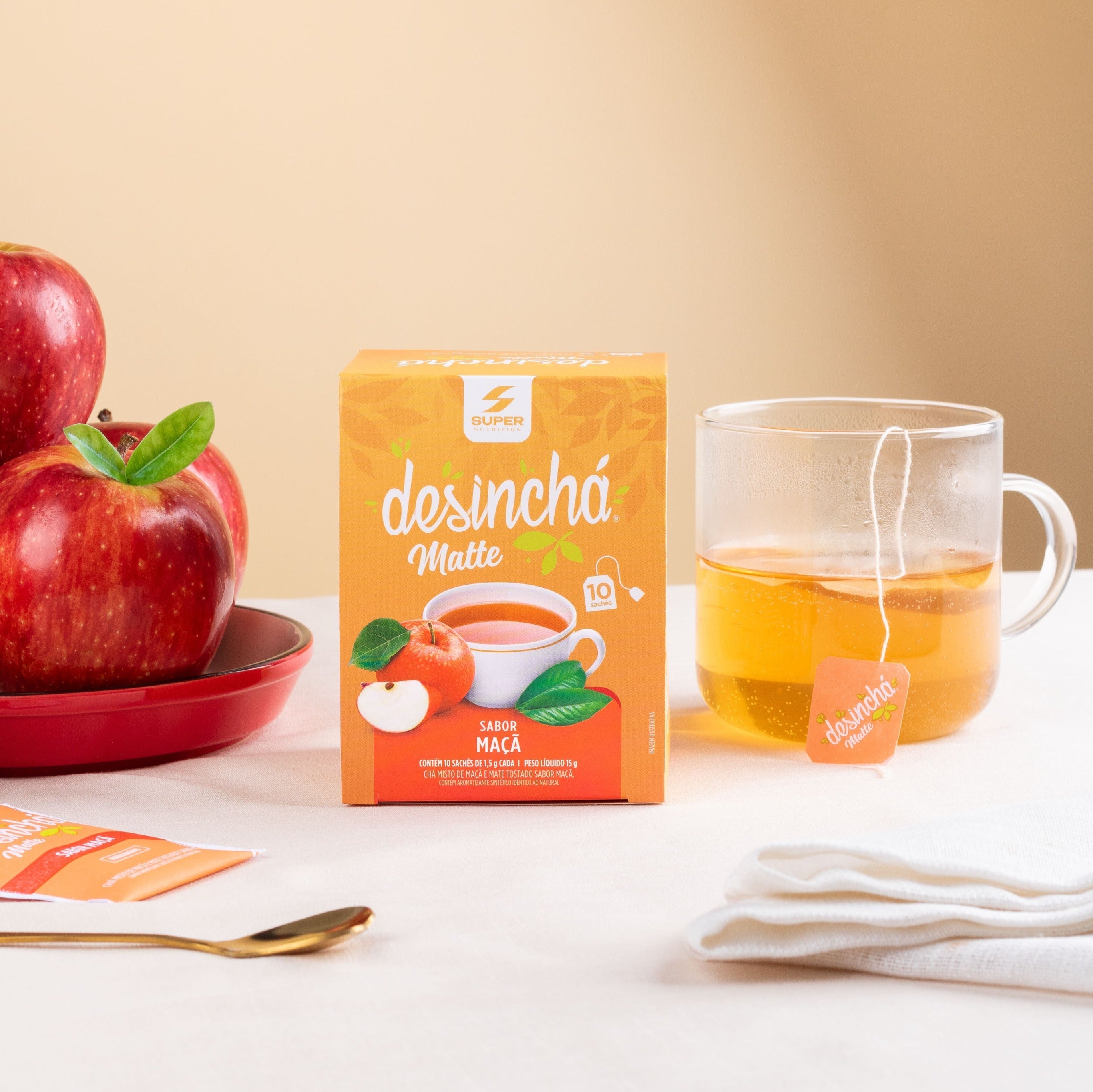 Desinchá Matte Maçã (10 sachês)