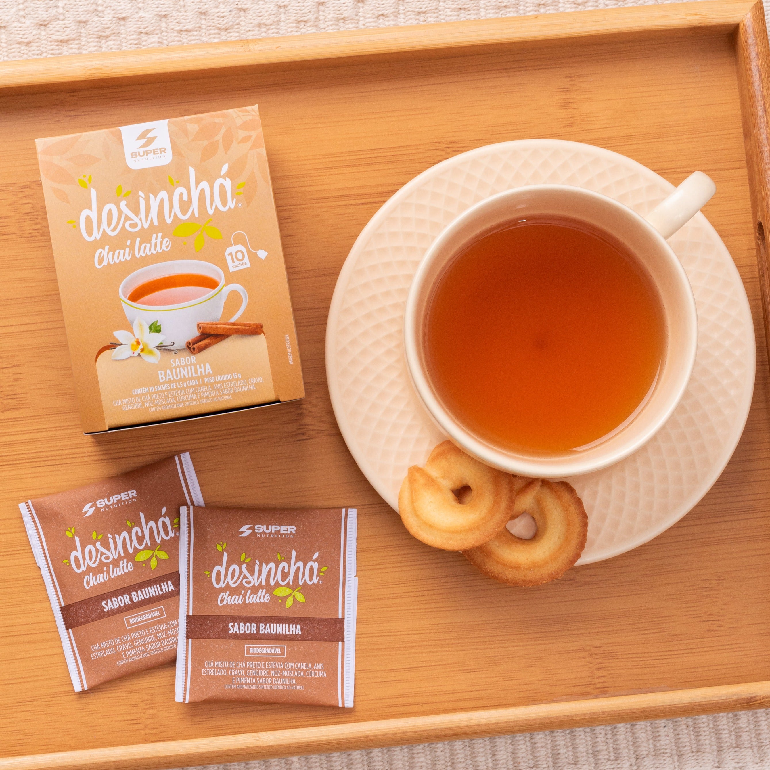 Desinchá Chai Latte Baunilha (10 sachês)