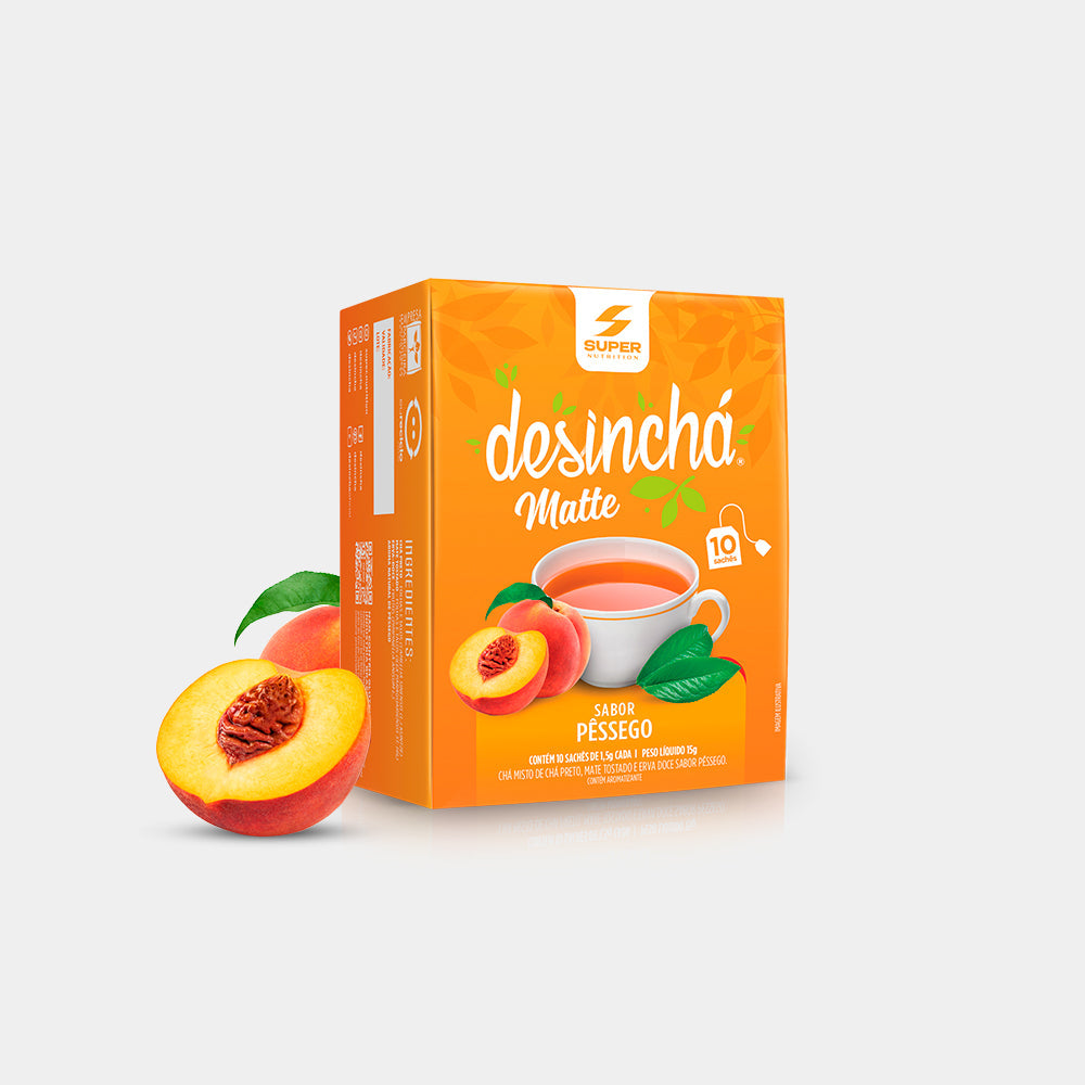 Desinchá Matte Pêssego (10 sachês)