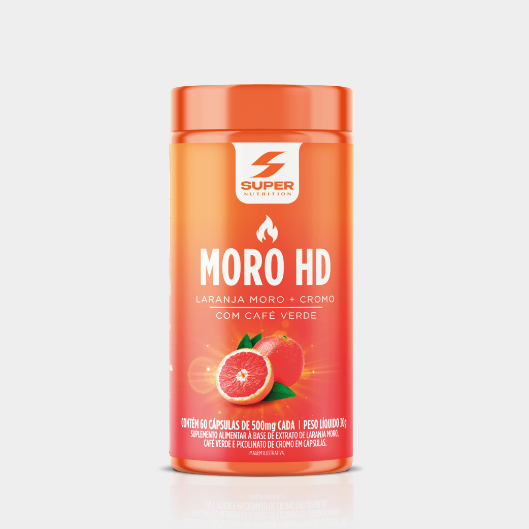 Moro HD Laranja Moro, Café verde e Cromo (60 cápsulas)