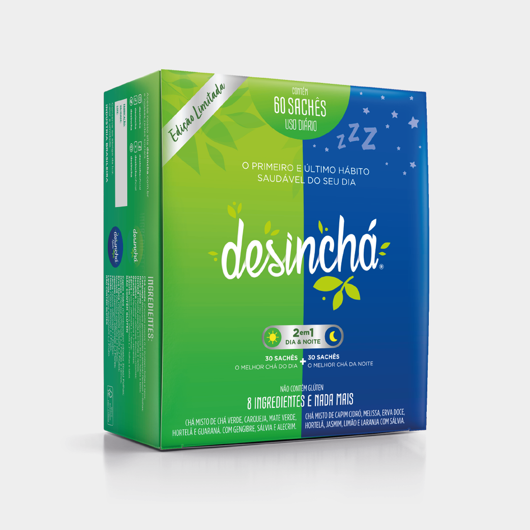 Desinchá Misto Dia e Noite (60 sachês)