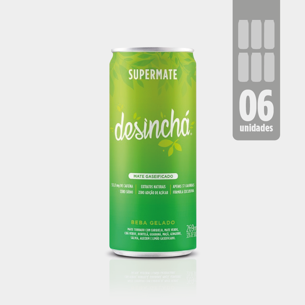Desinchá Supermate Lata - Pack com 06 unidades (R$8,90 cada)