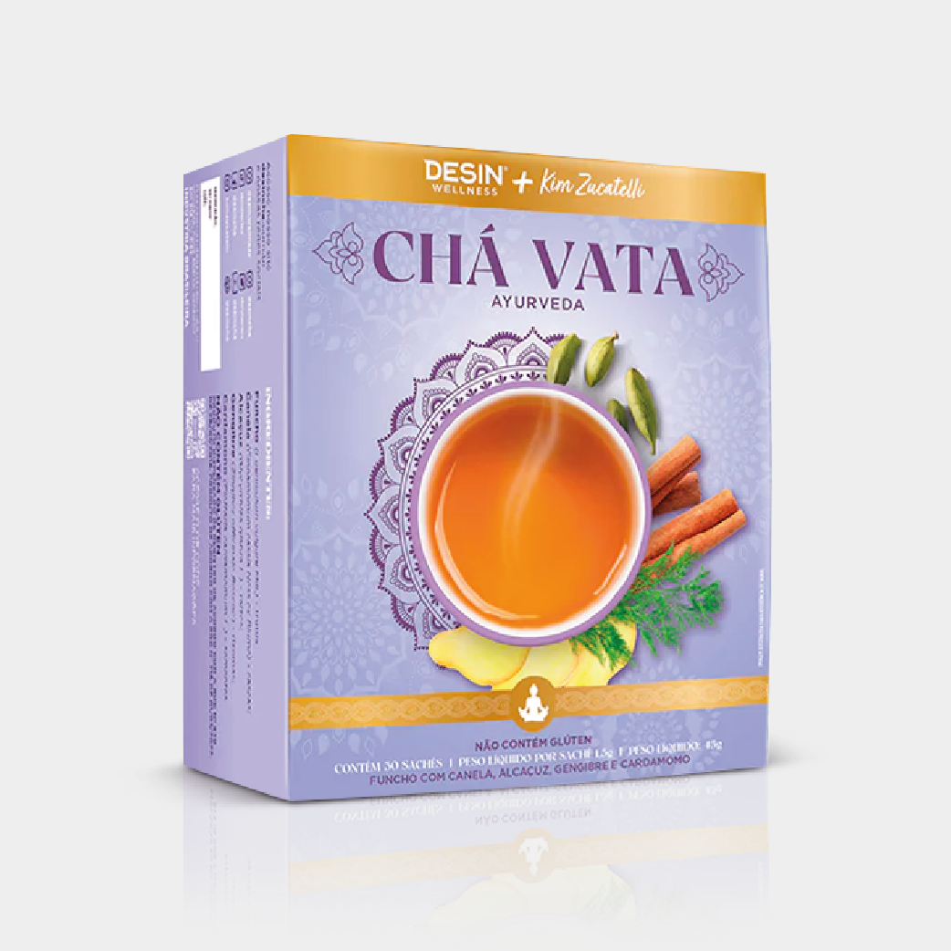 Chá Ayurveda Vata by Kim Zucatelli (30 sachês)