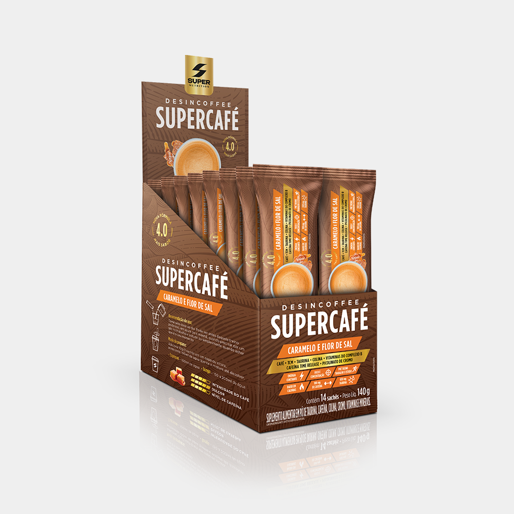 Stick Supercafé Caramelo Flor de Sal (14 unidades)