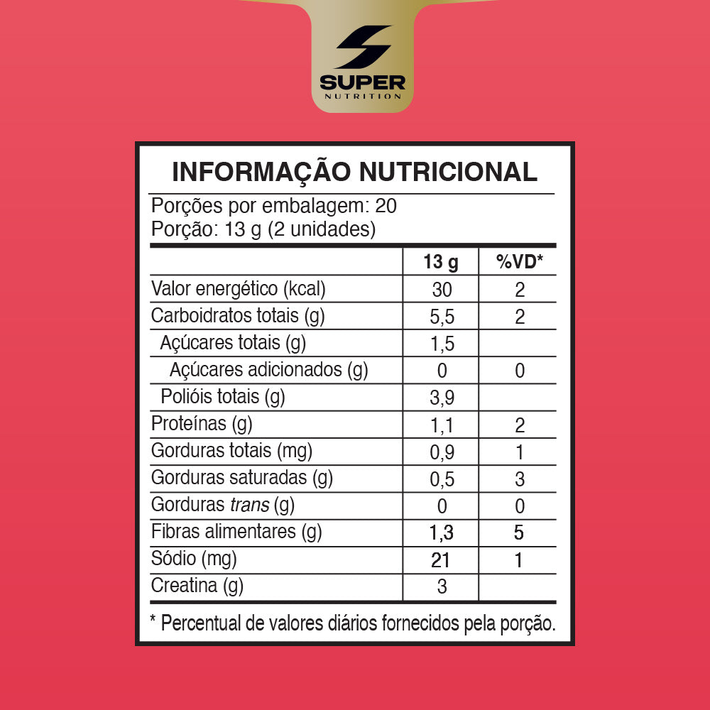 Caramelos de Creatina | Combo 3 Latas (Caramelo, Brigadeiro e Morango)