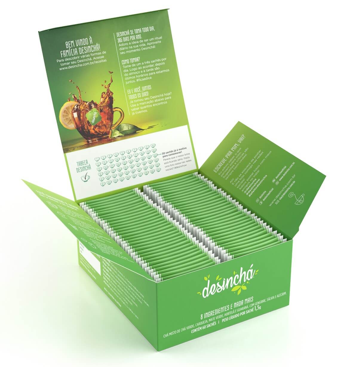 Desinchá 60 Dias (60 sachês)