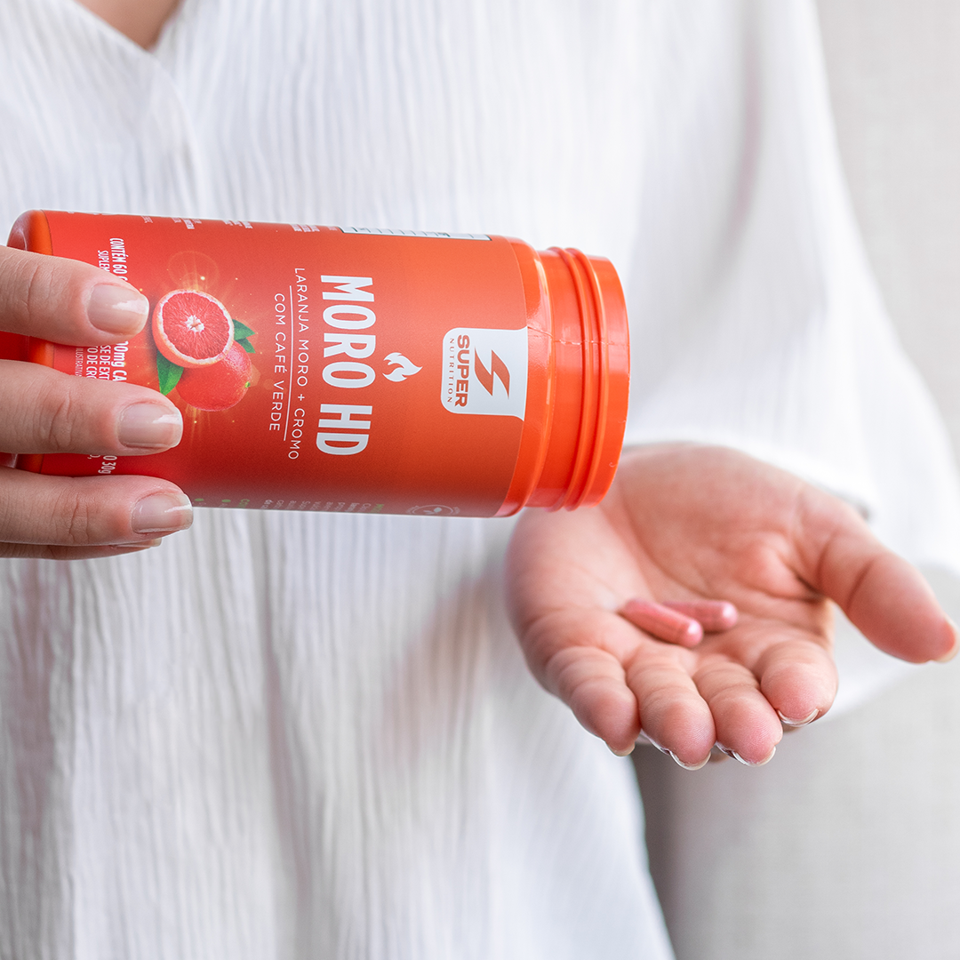 Moro HD Laranja Moro, Café verde e Cromo (60 cápsulas)