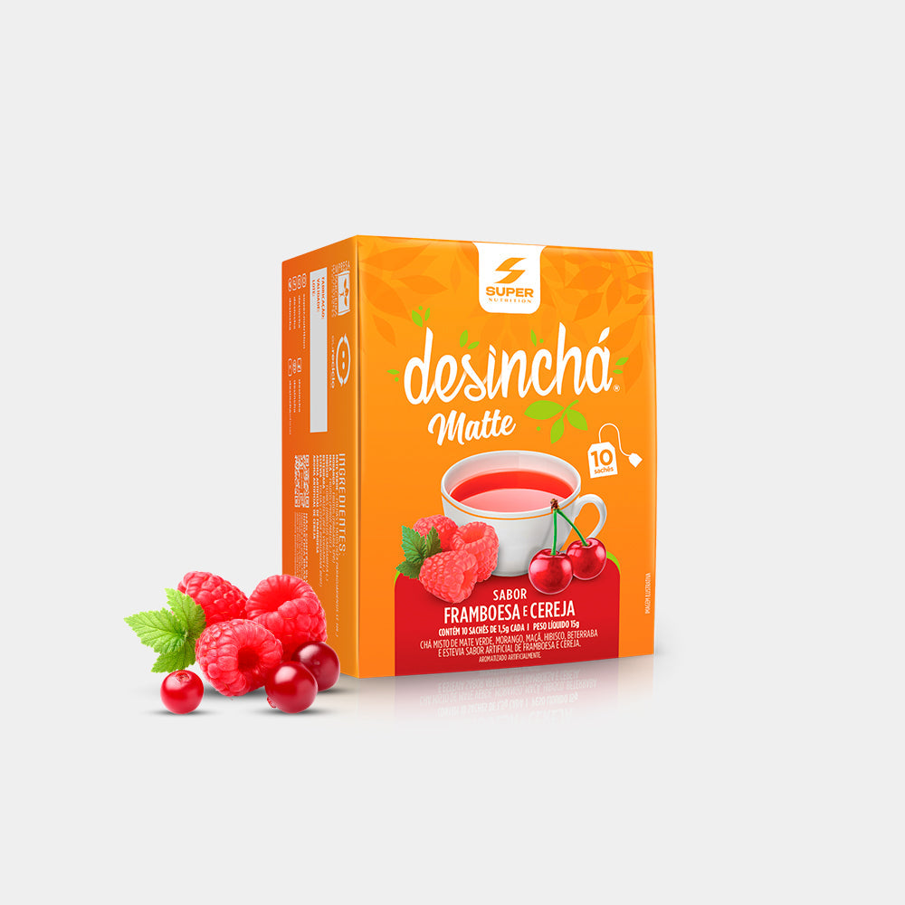 Desinchá Matte Framboesa e Cereja (10 sachês)