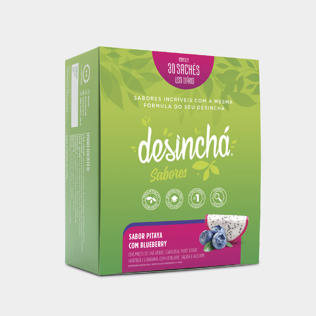 Desinchá Sabores Pitaya com Blueberry (30 sachês)