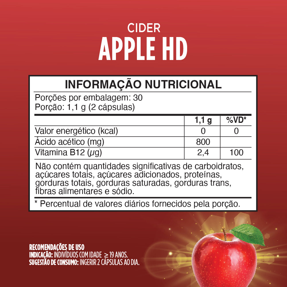 Compre 2 Leve 3 Apple Cider HD (60 cápsulas)